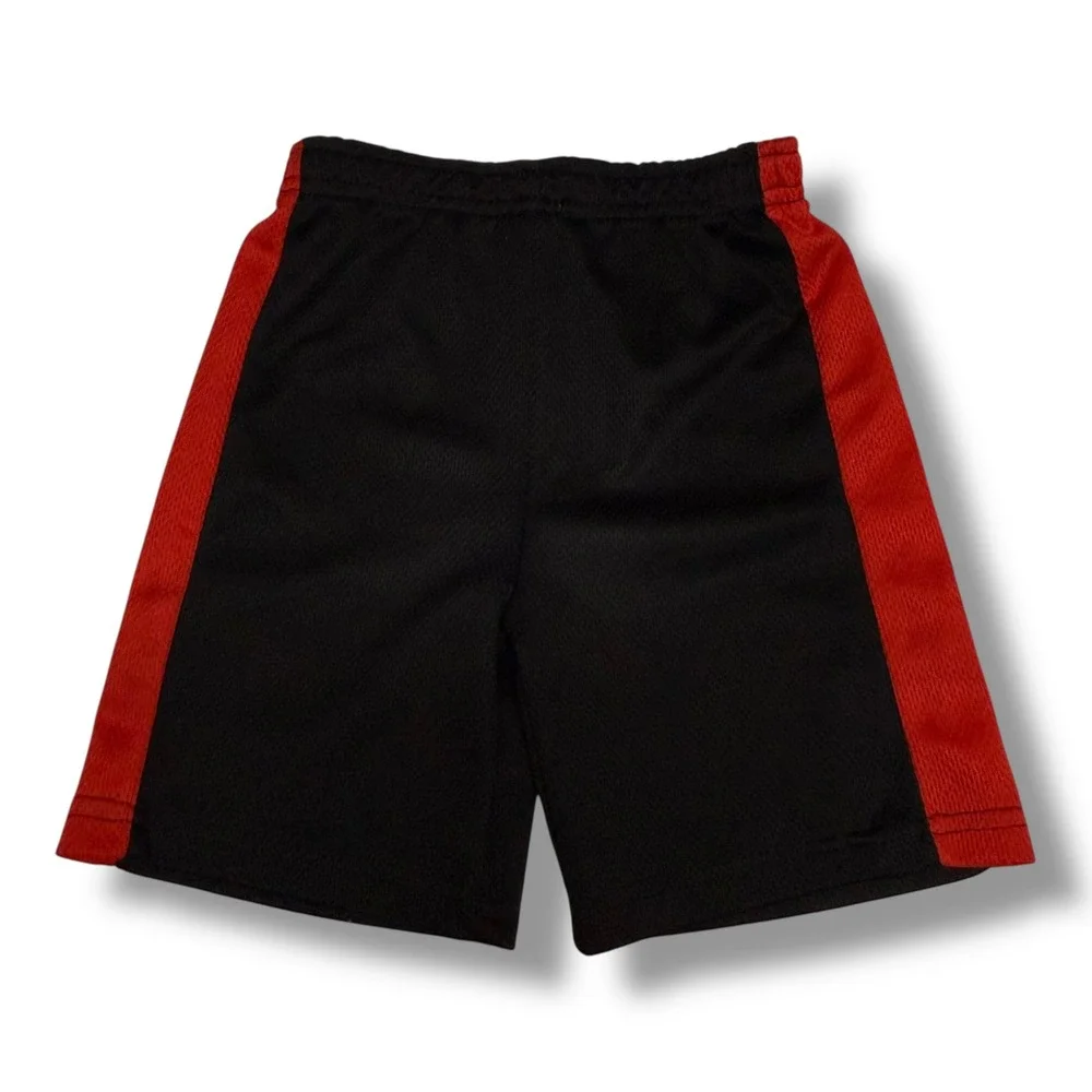 Marvel Spider-Man Boys Black Red Mesh Athletic Shorts‎ Size 4